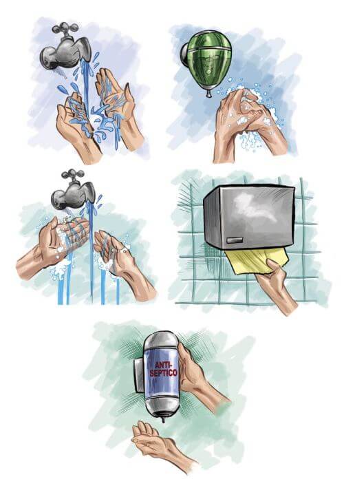 RDC 216 - como lavar as mãos 